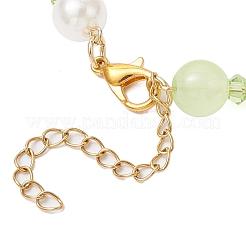 Pulseras con dijes de cuentas de turquesa sintética&nbsp;BJEW-JB11849-02