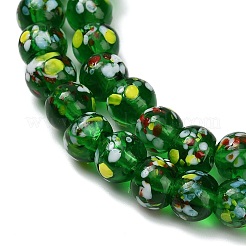 Hilos de abalorios de murano hechos a mano&nbsp;LAMP-H071-01B-02