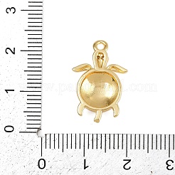 Pendentifs avec zircon cubiques à micro-pavés en laiton&nbsp;KK-I352-36G