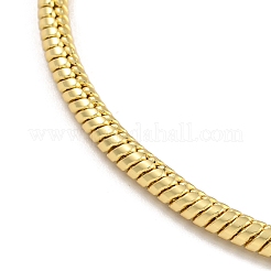 2.5 mm runde Schlangenkettenarmbänder aus Messing im europäischen Stil zur Schmuckherstellung&nbsp;BJEW-P338-02G