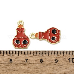 Pendenti smaltati in lega di halloween&nbsp;LS-STAS-I354-01G-A02