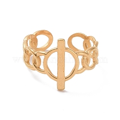 Anillo de puño abierto con hebilla de acero inoxidable 304 con revestimiento iónico (IP)&nbsp;STAS-E168-01G