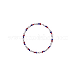 Collane di perline rotonde in argilla polimerica con strass&nbsp;NJEW-SW00049-05