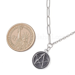 Collana con catena in acciaio inossidabile 304&nbsp;NJEW-JN05636-01