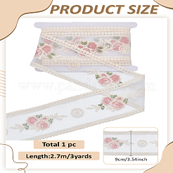 3 Yards Spitzenband aus Polyamidgarnen zur Schmuckherstellung&nbsp;OCOR-LP0002-42