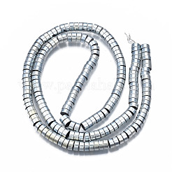Electroplate non magnetici ematite sintetico fili di perline&nbsp;G-T061-141B