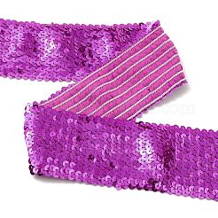 1 m elastischer Kunststoffbesatz mit Pailletten&nbsp;OCOR-XCP0001-87