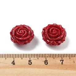 Perle intagliate in corallo sintetico&nbsp;CORA-U003-01B-05