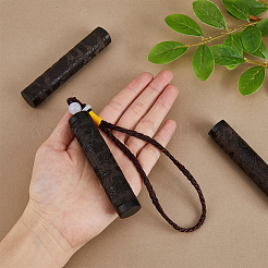 3 stücke 3 stil glückverheißende wolke & lotus & drachen muster holz zahnstocher halter&nbsp;AJEW-FH0004-15