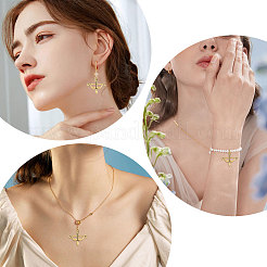 100 pièces pendentifs en alliage de style tibétain&nbsp;FIND-CA0010-59AG