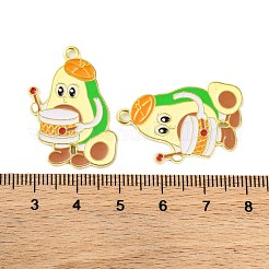 Plateados de oro colgantes de esmalte de aleación&nbsp;ENAM-Z017-10G-01