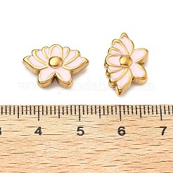 Emailleperlen aus 304 Edelstahl&nbsp;STAS-D369-18G-01