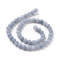 Chapelets de perles en jade jaune naturel&nbsp;G-G598-8mm-YXS-18