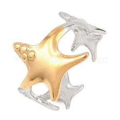 Offene Manschettenringe aus Edelstahl 304&nbsp;RJEW-Z138-01GP-02