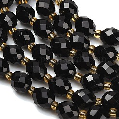 Perles en obsidienne naturelle&nbsp;GG-CBA4A3B-A09