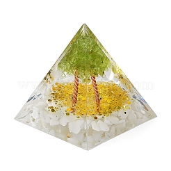 Generatori di energia in resina piramidale di orgonite&nbsp;DJEW-PW0012-020D