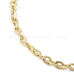 Bracelets à chaîne en acier inoxydable 304 avec placage ionique (IP) pour hommes et femmes&nbsp;BJEW-M293-07G