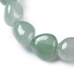 Braccialetti naturali Aventurine verde branello stirata&nbsp;BJEW-K213-03