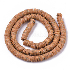 Chapelets de perle en pâte polymère manuel&nbsp;CLAY-S094-6mm-B04