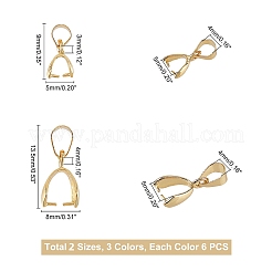 Ciondoli in vero ottone placcato&nbsp;KK-PH0004-56-NF