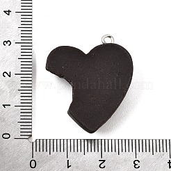 Ciondoli in resina opaca effetto cioccolato&nbsp;RE-CBA158B-01A