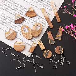 Kits de fabricación de pendientes colgantes de diy&nbsp;DIY-FW0001-04P