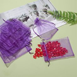 Sacchetti regalo in organza con coulisse&nbsp;X-OP-R016-13x18cm-20