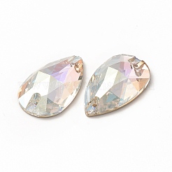 Tropfenförmiger Strass zum Aufnähen&nbsp;GLAA-A024-04D-001TR