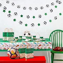 4 bannière suspendue de football en papier&nbsp;DIY-PH0038-66