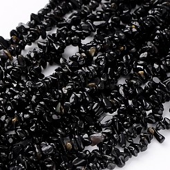 Natürlichen Obsidian Perle Stränge&nbsp;F079