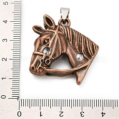 Tibetischer stil Aluminium Anhänger & Charms&nbsp;FIND-C081-02R