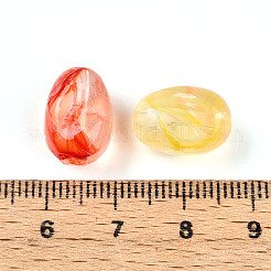 Perles en acrylique transparente&nbsp;X1-TACR-T028-38E