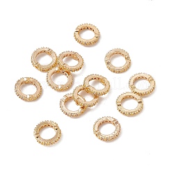 Messingmikropflaster mit Zirkonia-Perlenrahmen&nbsp;KK-A171-05G-01