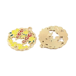 Crémaillère pendentifs en alliage placage&nbsp;FIND-M020-06G-02
