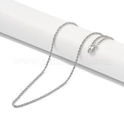 Messingseilkettenhalsketten&nbsp;KK-P266-02P