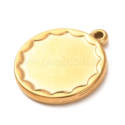 Cabochon-Fassungen für Anhänger aus Edelstahl 304&nbsp;STAS-Z204-04G-04