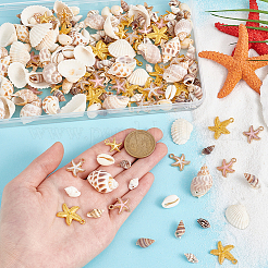 Kit fai da te per la creazione di gioielli con conchiglie e stelle marine&nbsp;DIY-PH0023-34