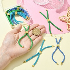 12 Stück 3 Farben Nylonschnüre Armbandzubehör passend für Verbindungsanhänger&nbsp;AJEW-YW0001-40B