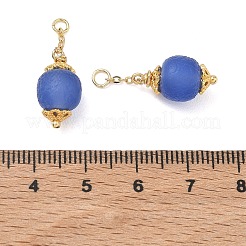 Anhänger aus natürlich gefärbtem blauem Achat&nbsp;GG-D002-03G