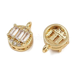 Pendentifs avec zircon cubiques à micro-pavés en laiton&nbsp;KK-A257-12B-G