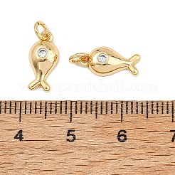 Breloques en laiton et zircon cubique transparent Shegrace&nbsp;XGRQ3P279-582G