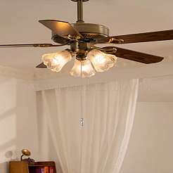 2 Stück Zugkettenverlängerung für Deckenventilatoren aus Zinklegierung&nbsp;AJEW-LP0002-42