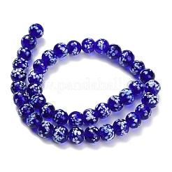Chapelets de perles vernissées manuelles&nbsp;LAMP-H071-01C