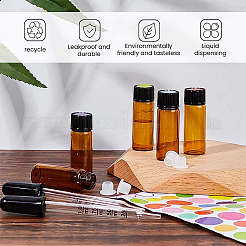Leere Parfümflaschensets aus ätherischem Glas aus Glas&nbsp;DIY-BC0010-89