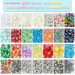 DIY-Schmuckherstellungssets aus Emaille-Legierung&nbsp;DIY-FS0007-50