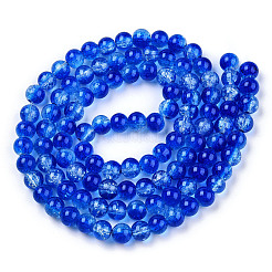 Perles de verre transparentes à craqueler pour la cuisson&nbsp;X1-DGLA-T003-01C-03