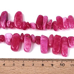 Brins de perles de quartz naturel teint&nbsp;G-Q606-24A-10