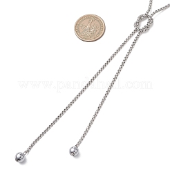 Lariat-Halsketten aus Edelstahl 304&nbsp;NJEW-JN05886