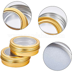 Boîtes de conserve rondes en aluminium&nbsp;CON-BC0005-21G