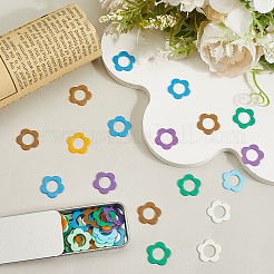 64 pieza de herramienta de tejido de plástico de 8 colores&nbsp;DIY-CP0012-74B